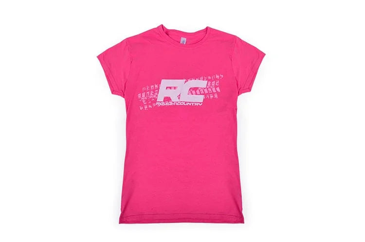 Rough Country Rough Country T-Shirt | Women Fts Fit | Pink | Size L 84069 - Main Product View
