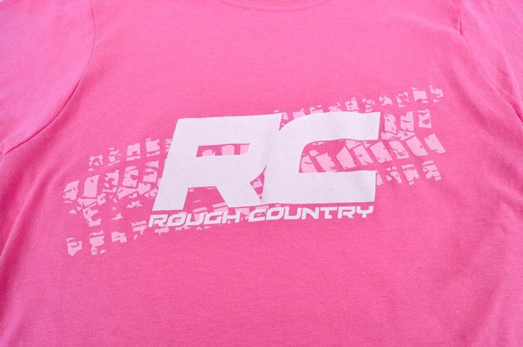 Rough Country Rough Country T-Shirt | Women Fts Fit | Pink | Size XL 84070 - Detail View