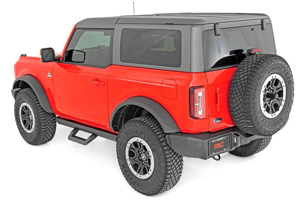 Rough Country SR2 Adjustable Aluminum Step | Ford Bronco (2 Door) 4WD (2021-2024) 52004 - Side View