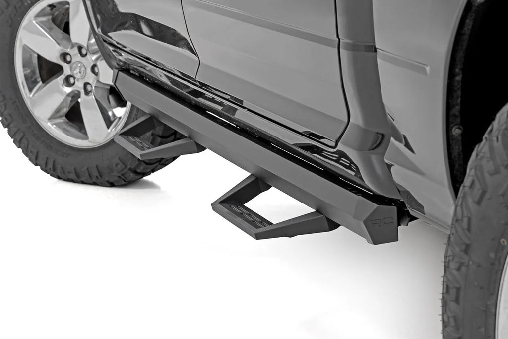 Rough Country SRL2 Adj Aluminum Step | Crew Cab | Ram 1500/2500/3500 2WD/4WD (2010-2018 & Classic) - Main Product View