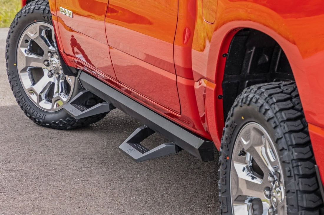 Rough Country SRX2 Adj Aluminum Step | Crew Cab | Ram 1500 (19-25)/1500 TRX (21-24) 31008A - Additional View 5