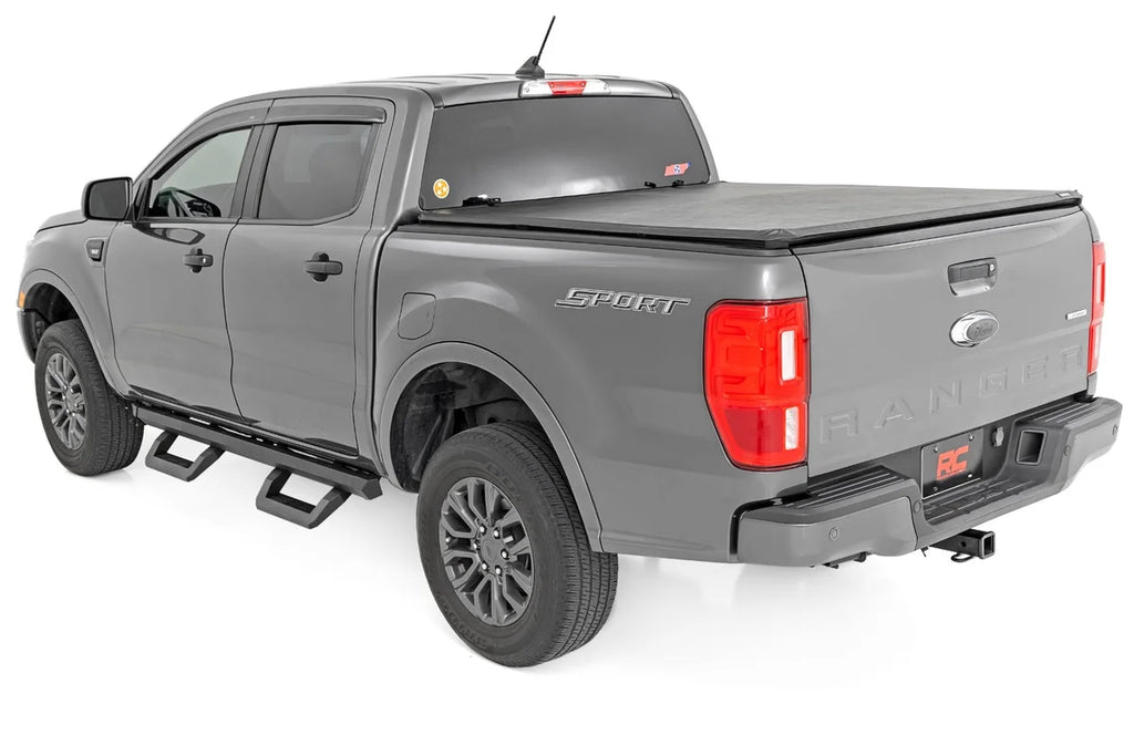 Rough Country SRX2 Adjustable Aluminum Steps | Ford Ranger 2WD/4WD (2019-2024) 51089 - Side View