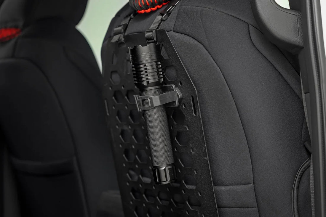 Rough Country Seat Back Organizer Molle Panel | Universal 10664 - Back View