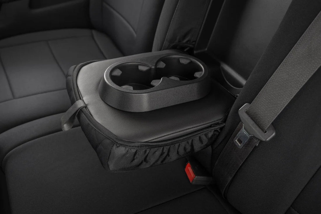 Rough Country Seat Covers Bucket & Bench fits 2014-2025 Chevrolet / GMC 2500HD / 3500HD - Back View