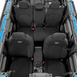 Load image into Gallery viewer, Rough Country Seat Covers | Bucket Seats | FR &amp; RR | Ford Bronco 4WD (2021-2024) 91045 - Rear View