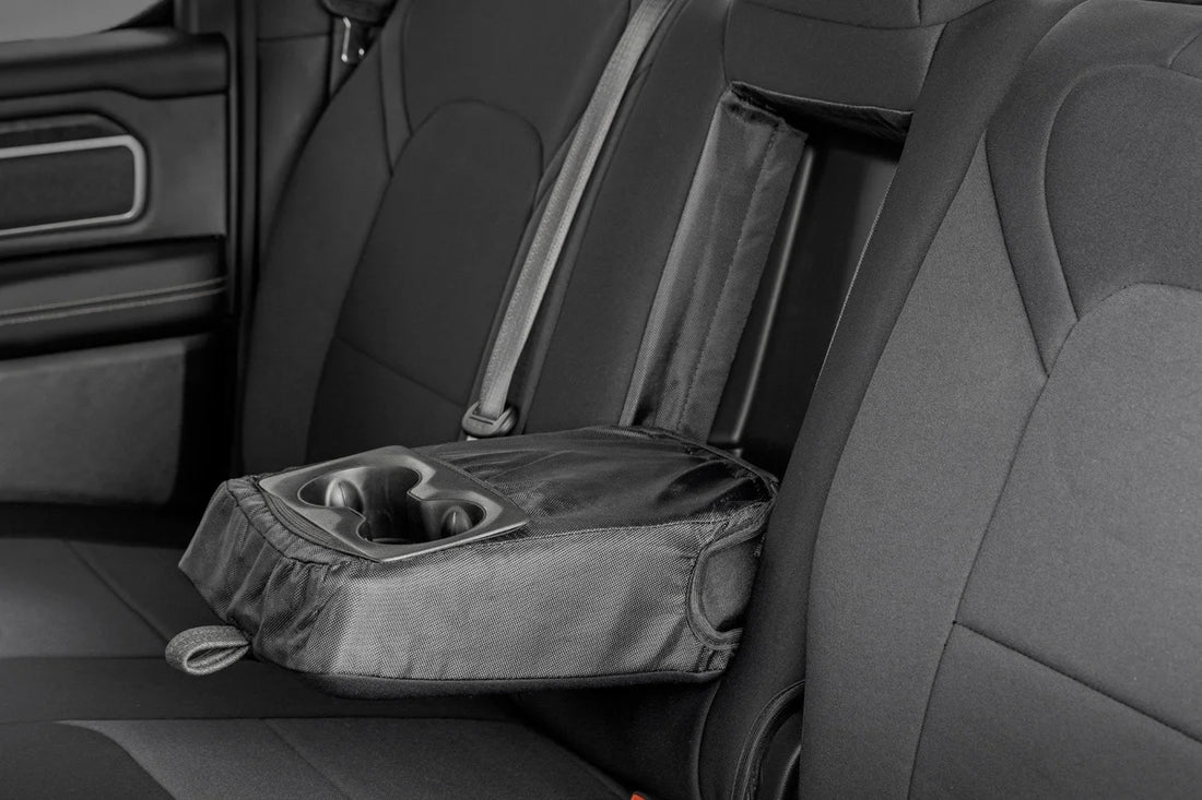 Rough Country Seat Covers |Bucket Seats | FR & RR | Ram 1500 2WD/4WD (2019-2025) 91041 - Installation View