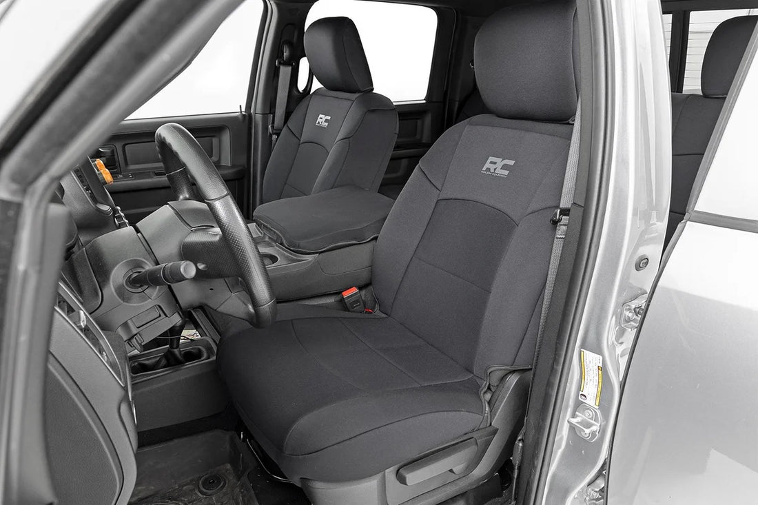 Rough Country Seat Covers | Bucket Seats | FR & RR | Ram 2500 2WD/4WD (2019-2024) 91043 - Side View