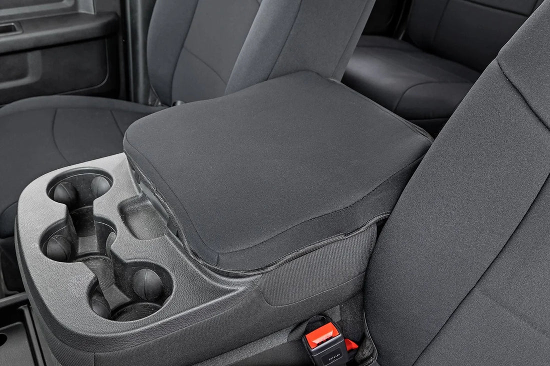 Rough Country Seat Covers | Bucket Seats | FR & RR | Ram 2500 2WD/4WD (2019-2024) 91043 - Installation View