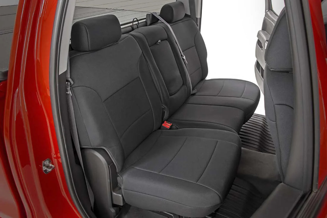 Rough Country Seat Covers | FR 40/20/40 | Chevy/GMC 1500 2WD/4WD (14-18 & Classic) 91024 - Side View