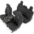 Load image into Gallery viewer, Rough Country Seat Covers | FR 40/40/20 &amp; RR Arm Rest | Chevy/GMC 1500 (19-24) 91036 - Main Product View