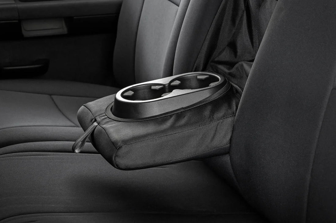 Rough Country Seat Covers | FR 40/40/20 & RR Full Bench | Chevy/GMC 1500/2500HD (07-13) 91033 - Additional View 5
