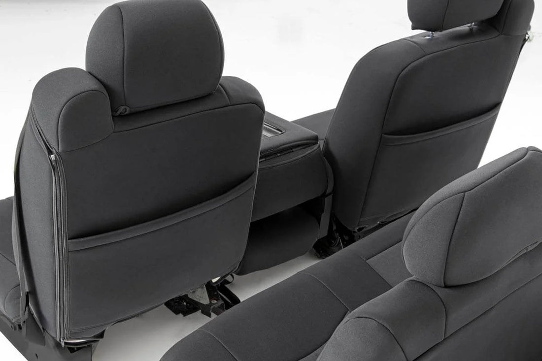 Rough Country Seat Covers | FR 40/40/20 & Rear | Chevy/GMC 1500 (99-06 & Classic) 91019 - Side View