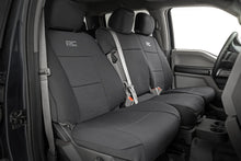 Load image into Gallery viewer, Rough Country Seat Covers | FR Bench and RR Bench | Ford F-150/Lightning/F-250/F-350  (15-26) - Main Product View