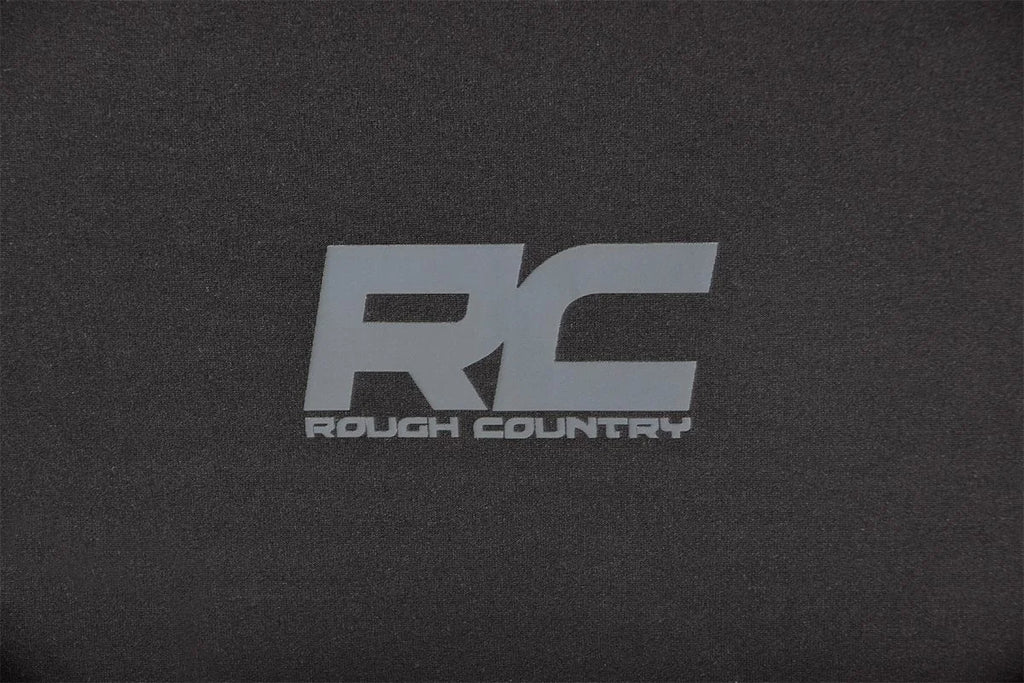 Rough Country Seat Covers | FR Bench and RR Bench | Ford F-150/Lightning/F-250/F-350  (15-26) - Installation View
