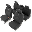Load image into Gallery viewer, Rough Country Seat Covers | FR Bucket RR Full bench | Ram 1500 (09-18)/2500 (11-18)/3500 (11-18) - Rear View