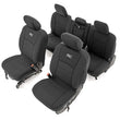 Load image into Gallery viewer, Rough Country Seat Covers | FR Bucket RR w/Arm Rest | Ram 1500 (09-18)/2500 (10-18)/3500 (10-18) 91029 - Main Product View