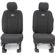 Load image into Gallery viewer, Rough Country Seat Covers | FR Bucket and RR Bench | Ford F-150/Lightning/F-250/F-350 (15-23) 91018 - Front View