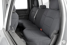 Load image into Gallery viewer, Rough Country Seat Covers | FR &amp; RR | 60/40 Rear Seat | Ram 2500 2WD/4WD (2019-2024) 91044 - Back View