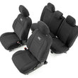 Load image into Gallery viewer, Rough Country Seat Covers | FR &amp; RR | Double Cab | Toyota Tacoma 2WD/4WD (2016-2023) 91031 - Main Product View