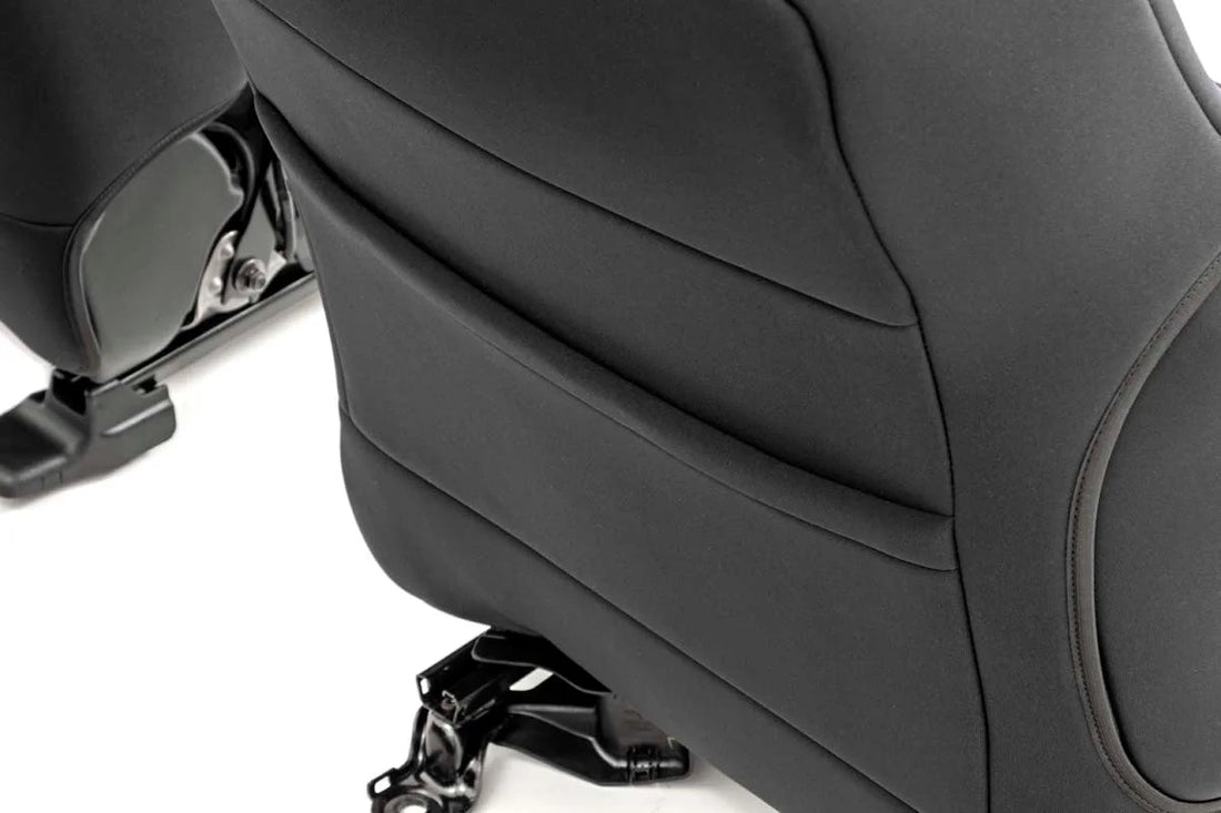 Rough Country Seat Covers | FR & RR | Double Cab | Toyota Tacoma 2WD/4WD (2016-2023) 91031 - Installation View
