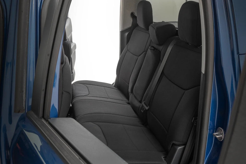 Rough Country Seat Covers | FR & RR W/Armrest | Crew Cab | Ford Maverick 2WD/4WD (22-26) - Side View
