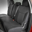 Load image into Gallery viewer, Rough Country Seat Covers | FR w/ Console Cover and Rear | Toyota Tundra 2WD/4WD (14-21) 91027A - Back View