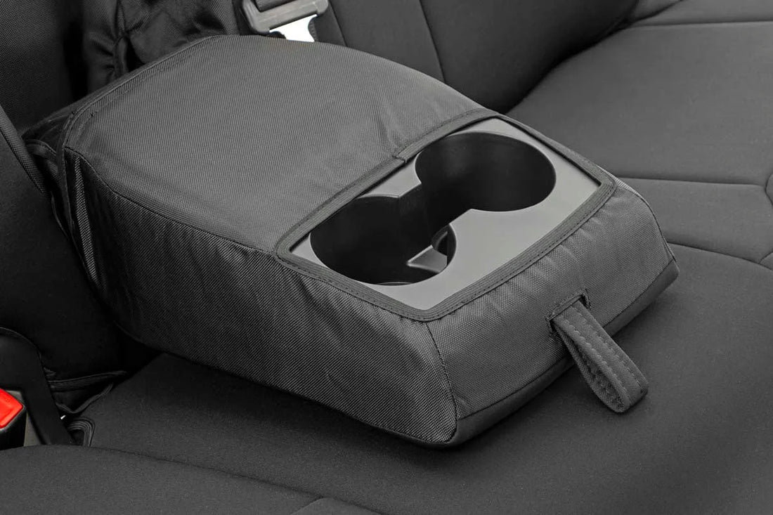 Rough Country Seat Covers | FR w/ Console Cover and Rear | Toyota Tundra 2WD/4WD (14-21) 91027A - Additional View 5