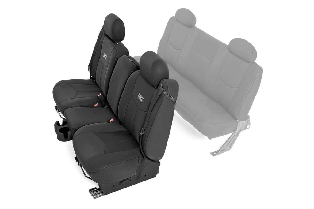 Rough Country Seat Covers | Front 40/40/20 | Chevy/GMC 1500 (99-06 & Classic) 91013 - Front View