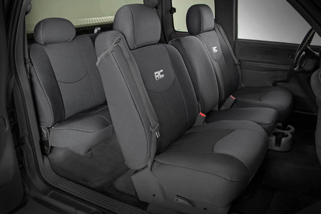 Rough Country Seat Covers | Front 40/40/20 | Chevy/GMC 1500 (99-06 & Classic) 91013 - Back View