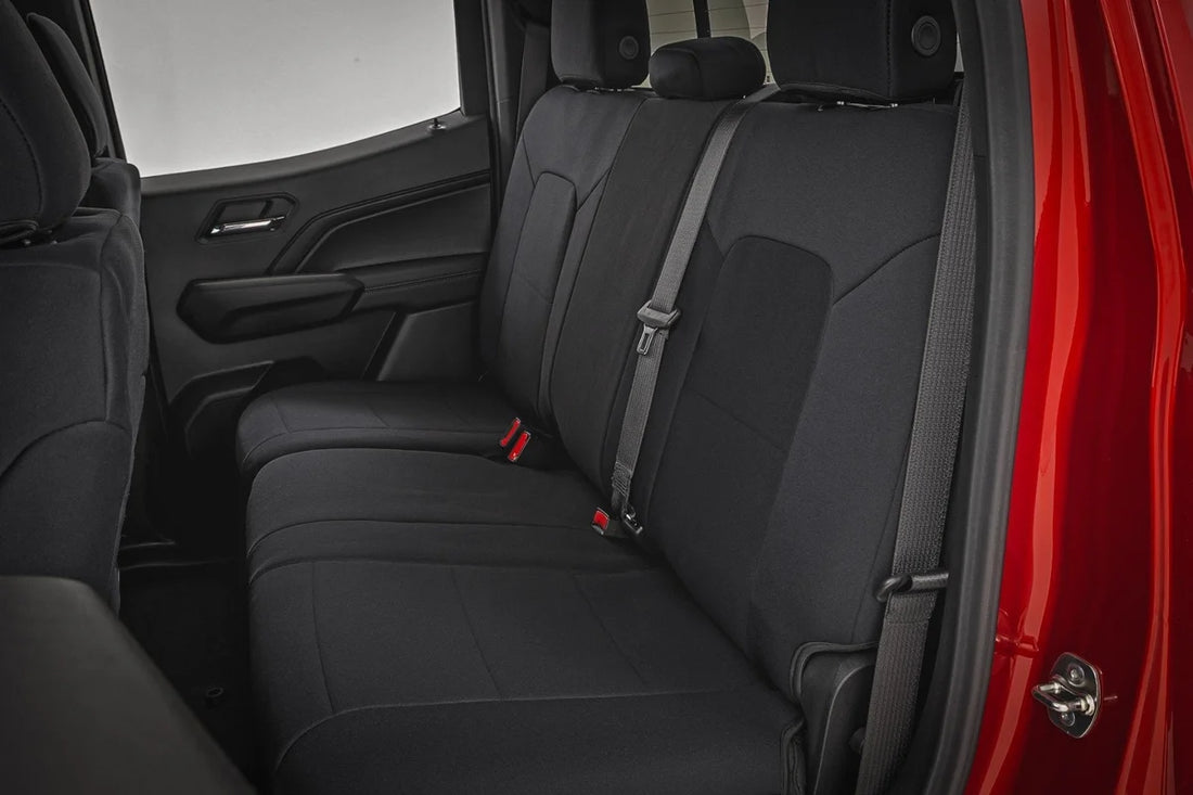 Rough Country Seat Covers | Front Bucket  | Rear Bench | Chevy/GMC Canyon/Colorado (23-26) - Back View