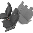 Load image into Gallery viewer, Rough Country Seat Covers | Front Bucket Seats | Ford F-150/Lightning/F-250/F-350  (15-23) 91016 - Rear View