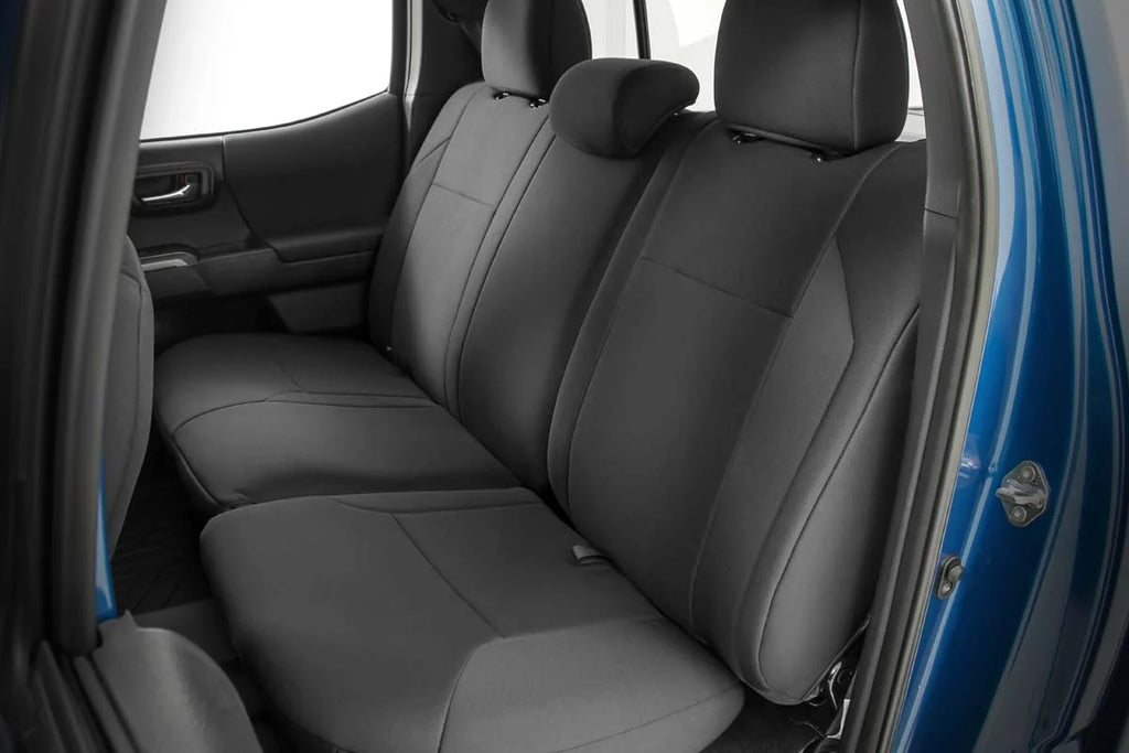 Rough Country Seat Covers | Front | Double Cab | Toyota Tacoma 2WD/4WD (2016-2023) 91030 - Back View