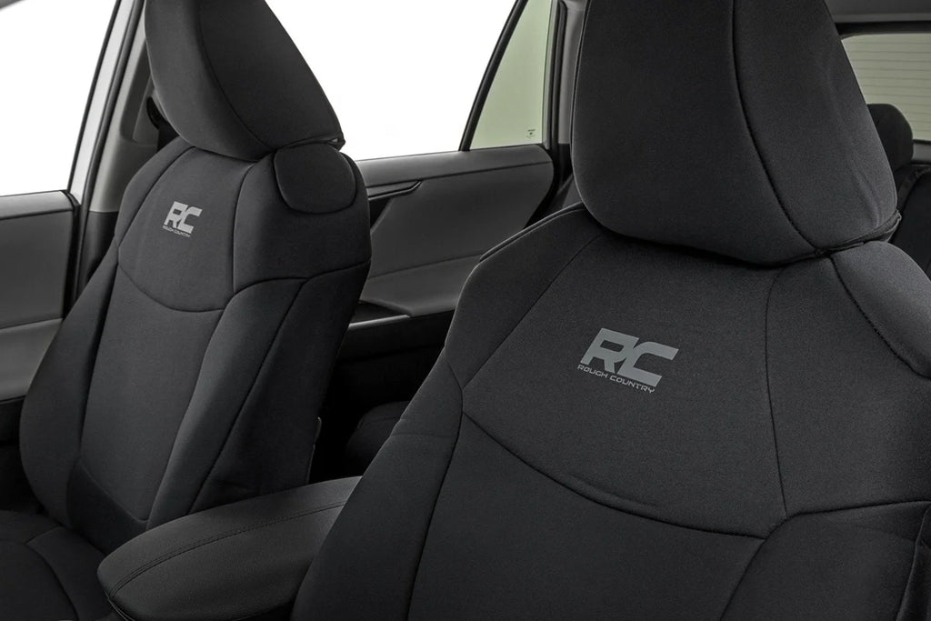 Rough Country Seat Covers | Front & Rear | Toyota Rav4 2WD/4WD (2019-2025) 91064 - Side View