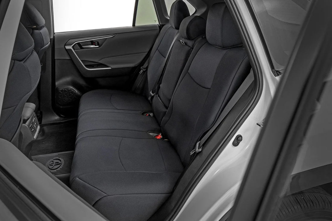 Rough Country Seat Covers | Front & Rear | Toyota Rav4 2WD/4WD (2019-2025) 91064 - Back View