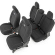 Load image into Gallery viewer, Rough Country Seat Covers | Front and RR w/ Cup Holder | Jeep Gladiator JT 4WD (2020-2024) 91038 - Rear View
