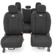 Load image into Gallery viewer, Rough Country Seat Covers | Front and RR w/ Cup Holder | Jeep Gladiator JT 4WD (2020-2024) 91038 - Rear View