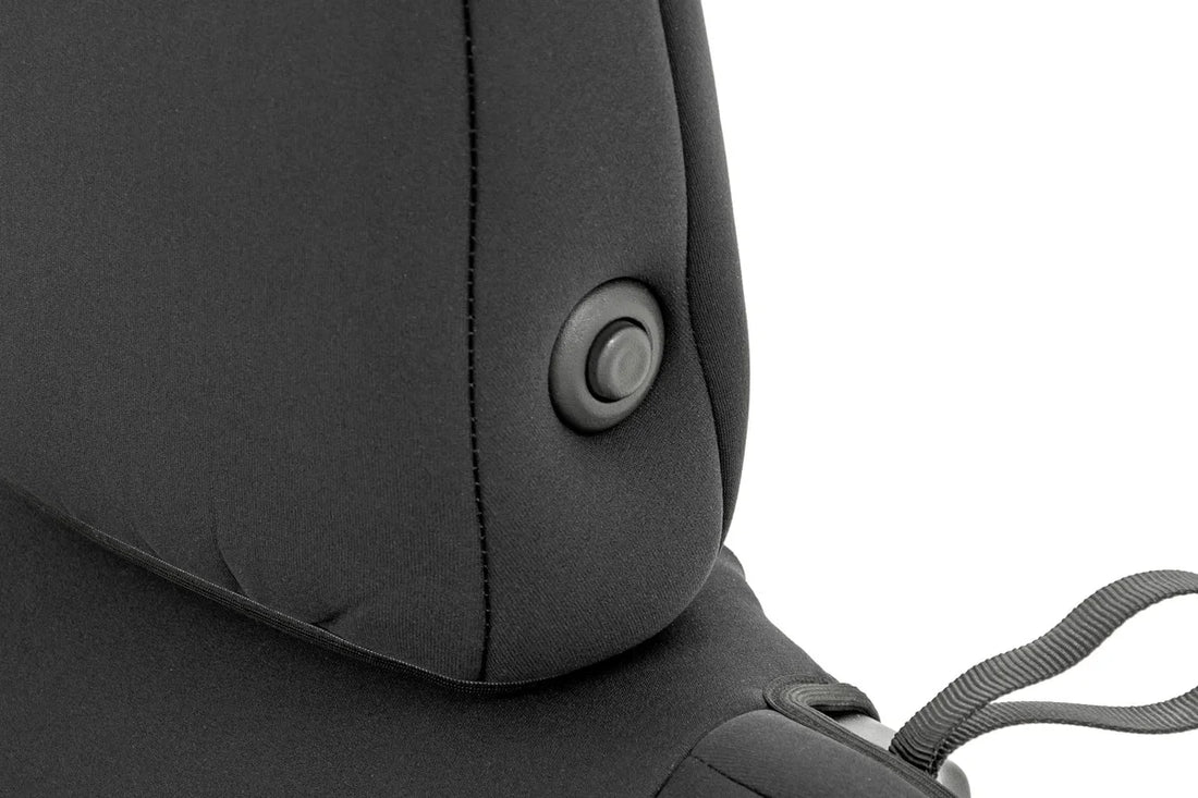 Rough Country Seat Covers | Front and RR w/ Cup Holder | Jeep Gladiator JT 4WD (2020-2024) 91038 - Rear View