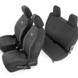 Load image into Gallery viewer, Rough Country Seat Covers | Front and Rear | 2-Door | Jeep Wrangler JK 4WD (2013-2018) 91007 - Main Product View