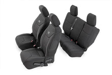 Load image into Gallery viewer, Rough Country Seat Covers | Front and Rear | 4-Door | Jeep Wrangler Unlimited 4WD (13-18) 91004 - Main Product View