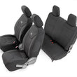 Load image into Gallery viewer, Rough Country Seat Covers | Front and Rear | Jeep Wrangler JK 4WD (2007-2010) 91005 - Main Product View