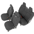 Load image into Gallery viewer, Rough Country Seat Covers | Front and Rear | Jeep Wrangler JL 4WD (2018-2024) 91020 - Main Product View