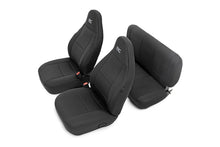 Load image into Gallery viewer, Rough Country Seat Covers | Front and Rear | Jeep Wrangler TJ 4WD (1997-2002) 91000 - Main Product View