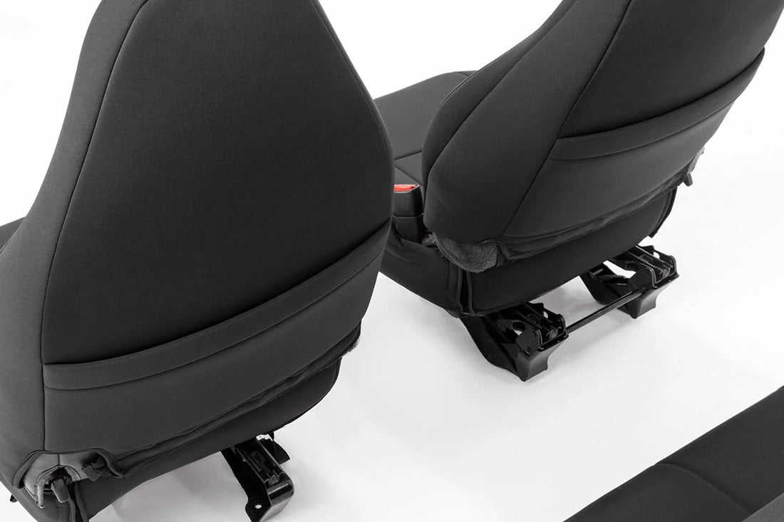 Rough Country Seat Covers | Front and Rear | Jeep Wrangler TJ 4WD (1997-2002) 91000 - Side View