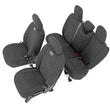 Load image into Gallery viewer, Rough Country Seat Covers | Front and Rear | Jeep Wrangler Unlimited 4WD (2018-2024) 91010 - Main Product View
