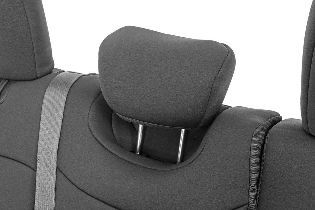 Rough Country Seat Covers | Front and Rear | Jeep Wrangler Unlimited 4WD (2018-2024) 91010 - Additional View 5