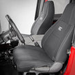 Load image into Gallery viewer, Rough Country Seat Covers | Front and Rear | Jeep Wrangler YJ 4WD (1991-1995) 91009 - Installation View