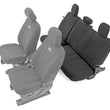Load image into Gallery viewer, Rough Country Seat Covers | Rear Bench Seat | Ford F-150/Lightning/F-250/F-350  (2015-2023) 91017 - Front View