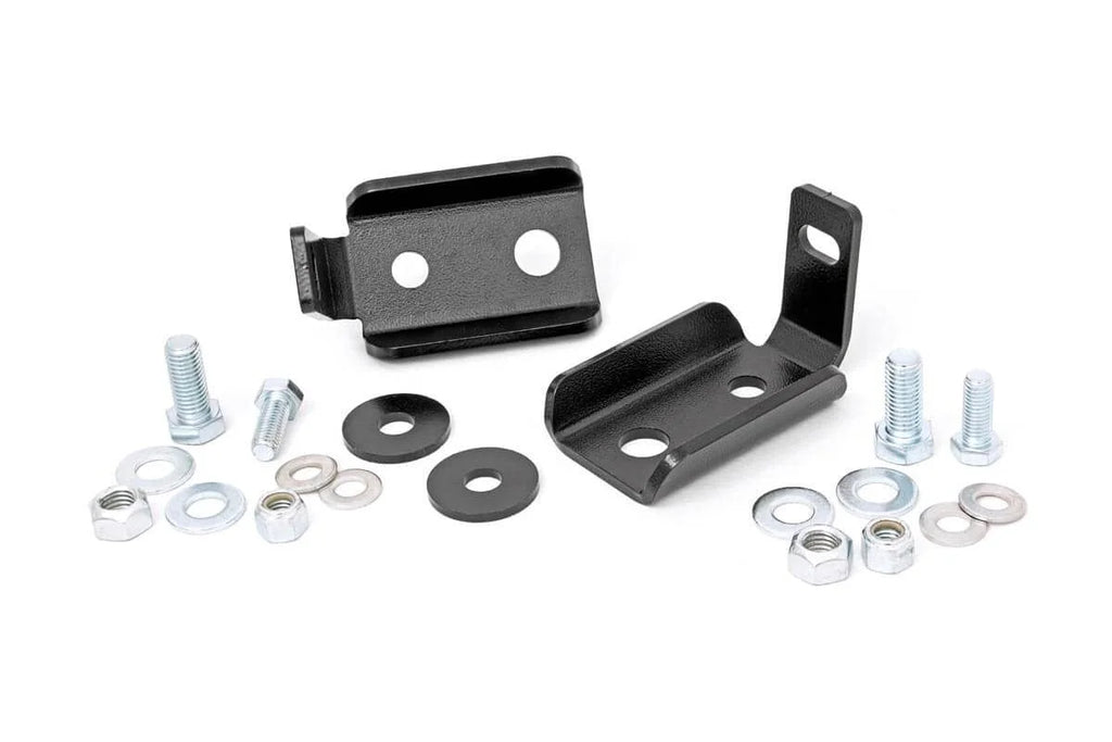 Rough Country Shock Relocation Brackets | Front | Jeep Wrangler JK/Wrangler Unlimited (07-18) 1020