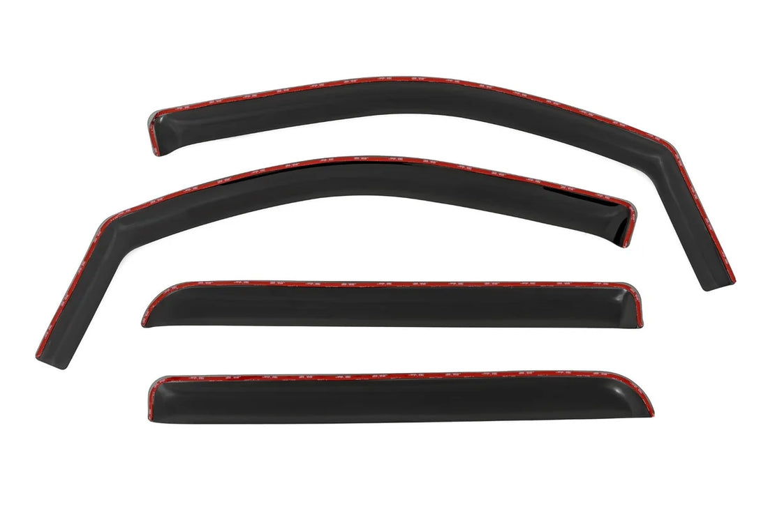 Rough Country Side Window Deflectors | In Channel Rain Guard | Chevy/GMC 1500/2500HD/3500HD 2WD/4WD 811419 - Installation ...