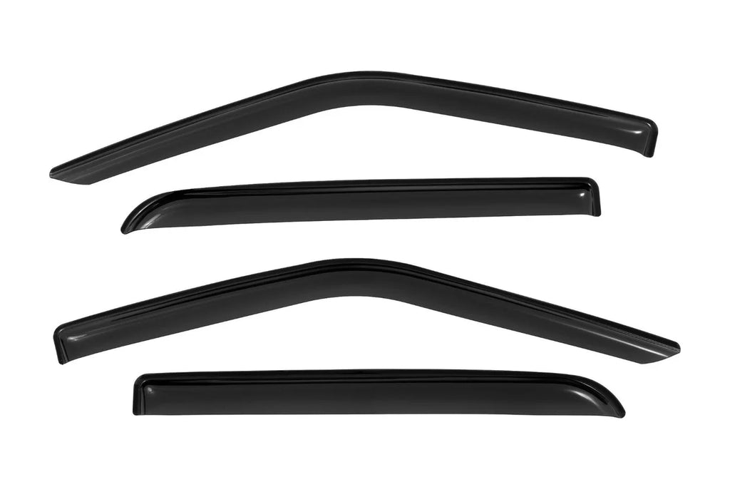 Rough Country Side Window Deflectors | Tape On Rain Guard | Ford F-150 (17-24) F-250 (15-24) 931524 - Back View